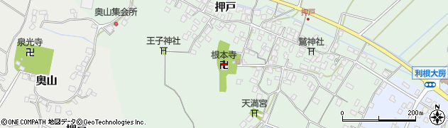 根本寺周辺の地図