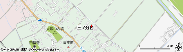 千葉県香取市三ノ分目130周辺の地図