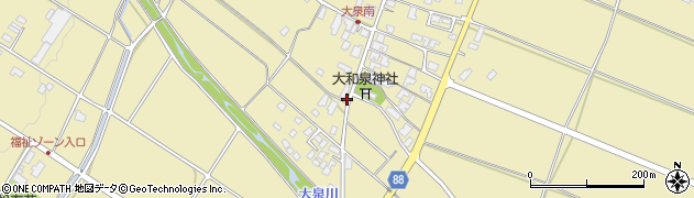 大和泉神社前周辺の地図