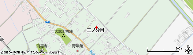 千葉県香取市三ノ分目132周辺の地図