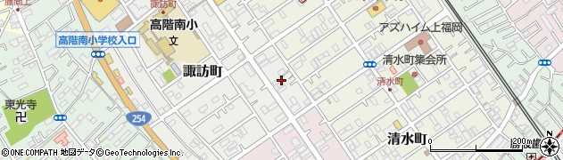 埼玉県川越市諏訪町22周辺の地図