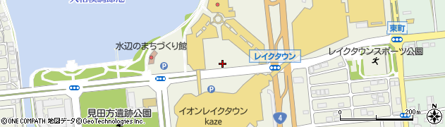 埼玉県越谷市レイクタウン4丁目周辺の地図