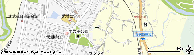 埼玉県日高市台278周辺の地図
