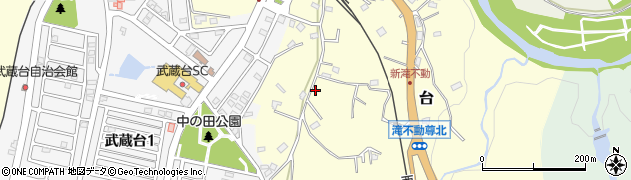 埼玉県日高市台315周辺の地図