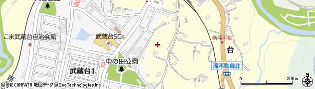 埼玉県日高市台283周辺の地図
