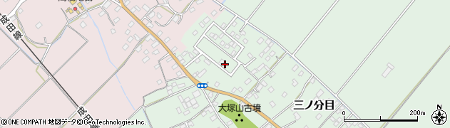 千葉県香取市三ノ分目191周辺の地図