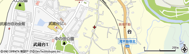埼玉県日高市台285周辺の地図