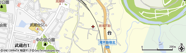 埼玉県日高市台358周辺の地図