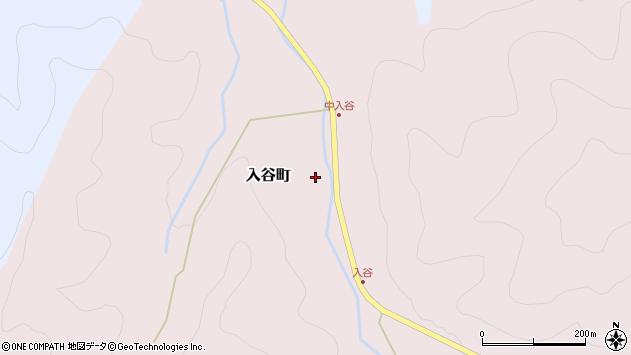 〒915-0035 福井県越前市入谷町の地図