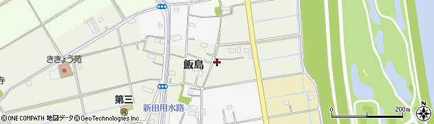 埼玉県吉川市飯島周辺の地図