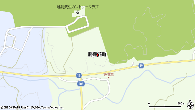 〒915-1214 福井県越前市勝蓮花町の地図