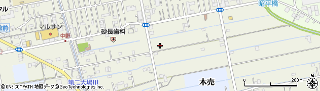 埼玉県吉川市中野220周辺の地図