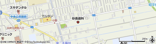 埼玉県吉川市中野101周辺の地図