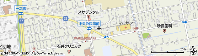 埼玉県吉川市中野43周辺の地図