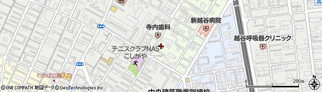 越谷柳田郵便局 ＡＴＭ周辺の地図