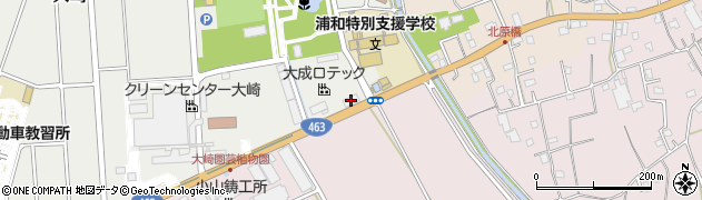 埼玉県さいたま市緑区大崎264周辺の地図