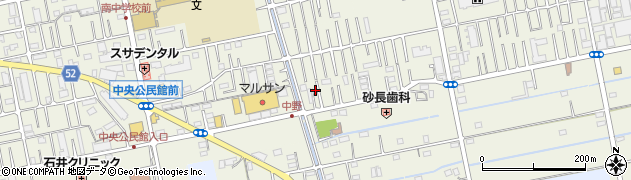 埼玉県吉川市中野110周辺の地図