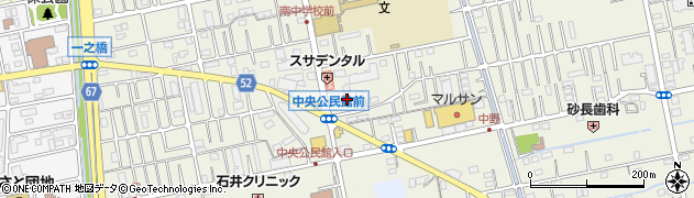 埼玉県吉川市中野5周辺の地図