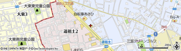 ステーキのどん 浦和三室店周辺の地図