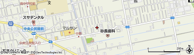 埼玉県吉川市中野105周辺の地図