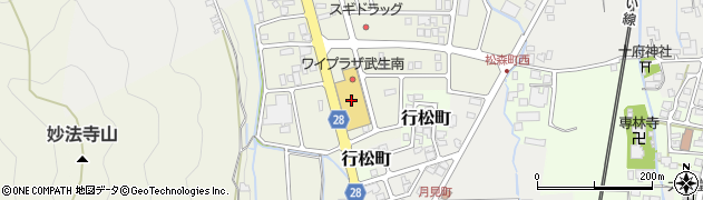 ヤングドライグループ　ヤングドライワイプラザグルメ館武生南店周辺の地図