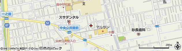 埼玉県吉川市中野36周辺の地図