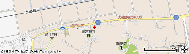 千葉県成田市大和田407周辺の地図