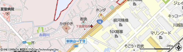 松屋 狭山店周辺の地図