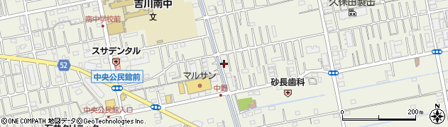 埼玉県吉川市中野114周辺の地図