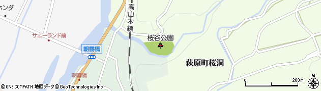 桜谷公園周辺の地図