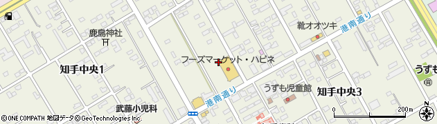 マルヘイストア知手店周辺の地図