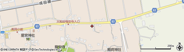 千葉県成田市大和田606周辺の地図