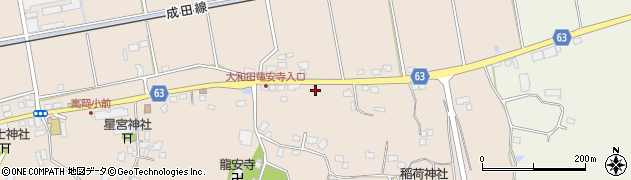 千葉県成田市大和田611周辺の地図