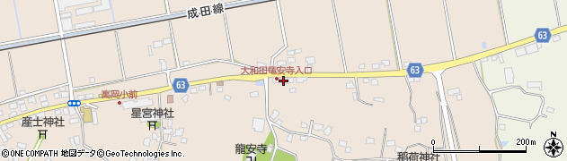 千葉県成田市大和田523周辺の地図