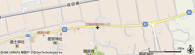 千葉県成田市大和田524周辺の地図