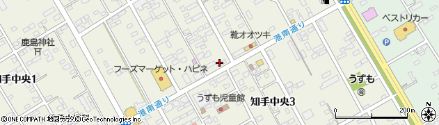 神栖写真知手店周辺の地図