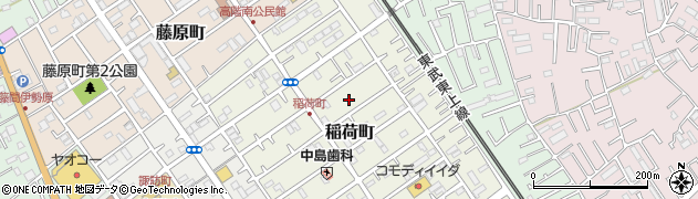 埼玉県川越市稲荷町周辺の地図