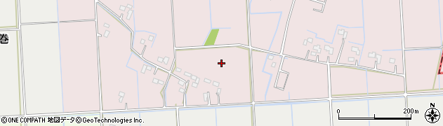 茨城県河内町（稲敷郡）下加納周辺の地図