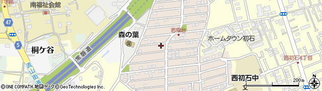 千葉県流山市若葉台58周辺の地図