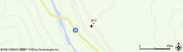 長野県木曽郡木曽町三岳1870周辺の地図