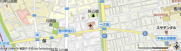 吉川郵便局集荷周辺の地図