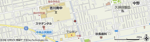 埼玉県吉川市中野26周辺の地図