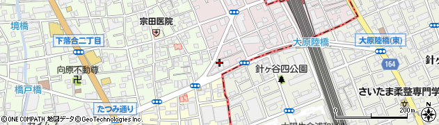 埼玉県さいたま市中央区下落合1088-25周辺の地図