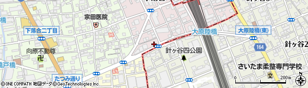 埼玉県さいたま市中央区下落合1088-48周辺の地図