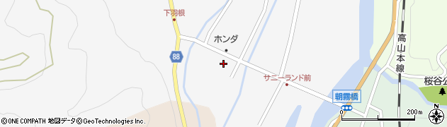 岐阜県下呂市萩原町羽根2763周辺の地図