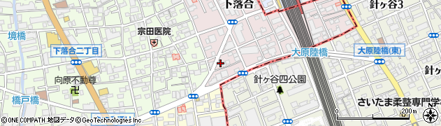 埼玉県さいたま市中央区下落合1088周辺の地図