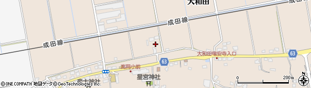 千葉県成田市大和田322周辺の地図