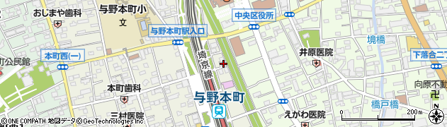 鴨田歯科クリニック周辺の地図