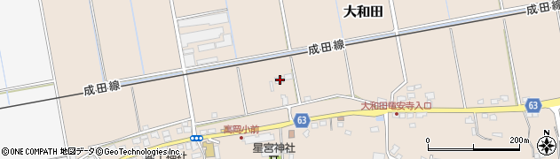 千葉県成田市大和田321周辺の地図