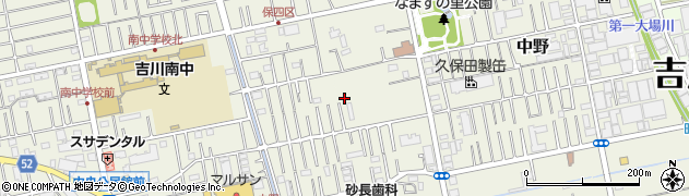埼玉県吉川市中野139周辺の地図